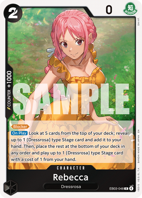 Rebecca One Piece card