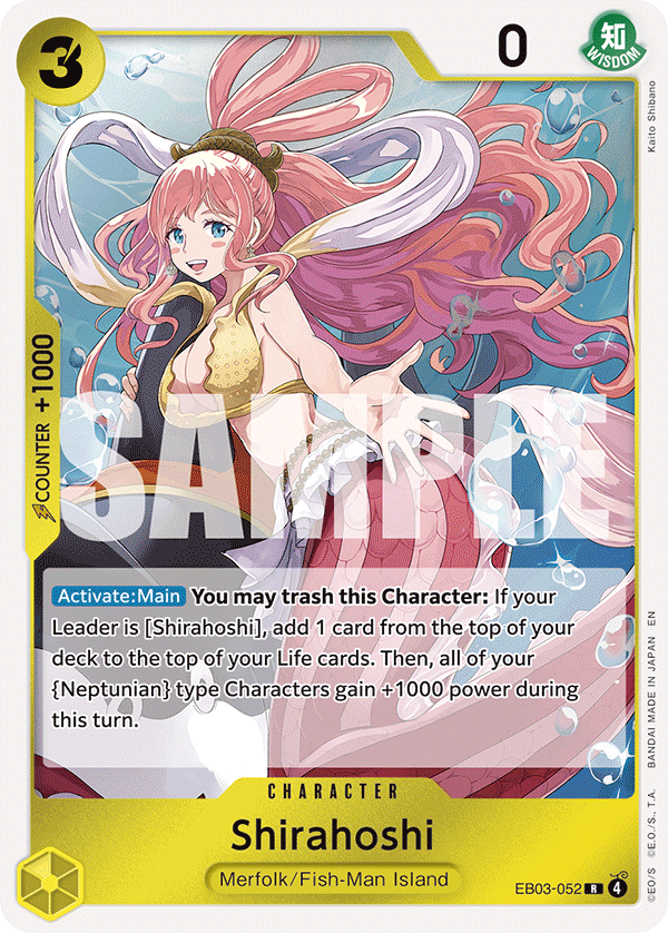 Shirahoshi One Piece card