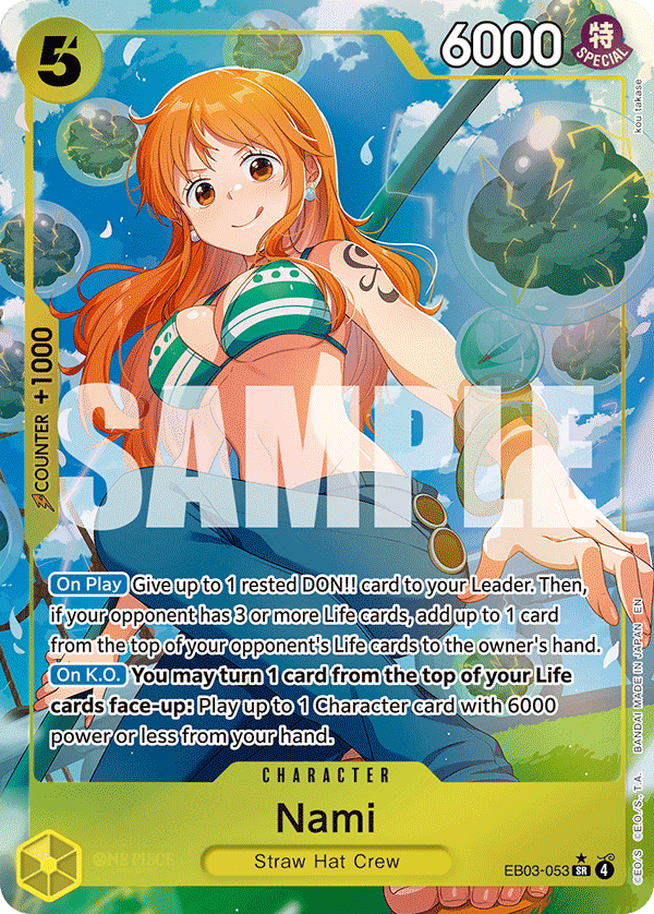 Nami One Piece card
