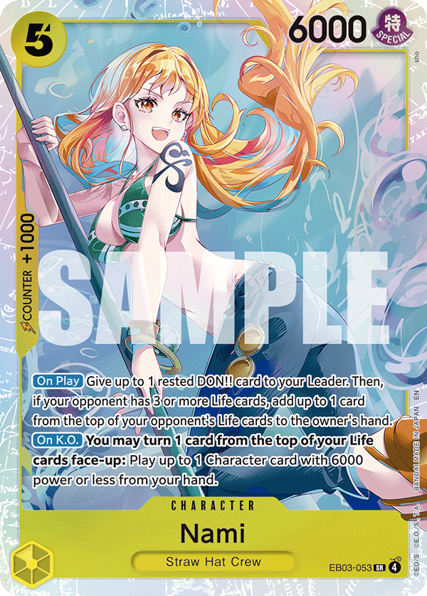 Nami One Piece card