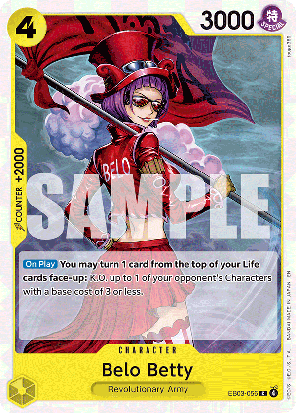 Belo Betty One Piece card