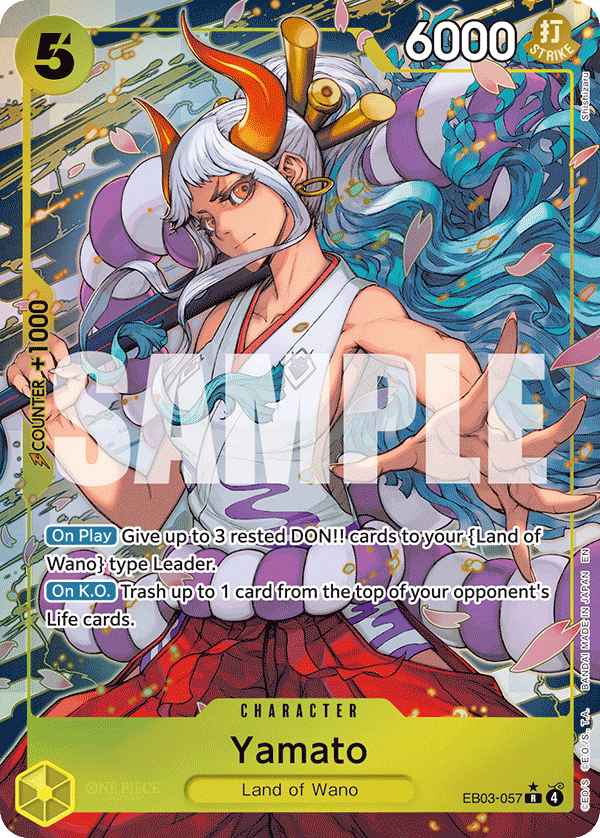 Yamato One Piece card