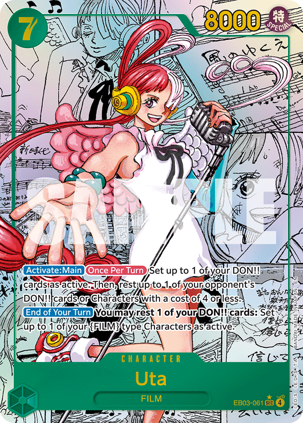 Uta One Piece card