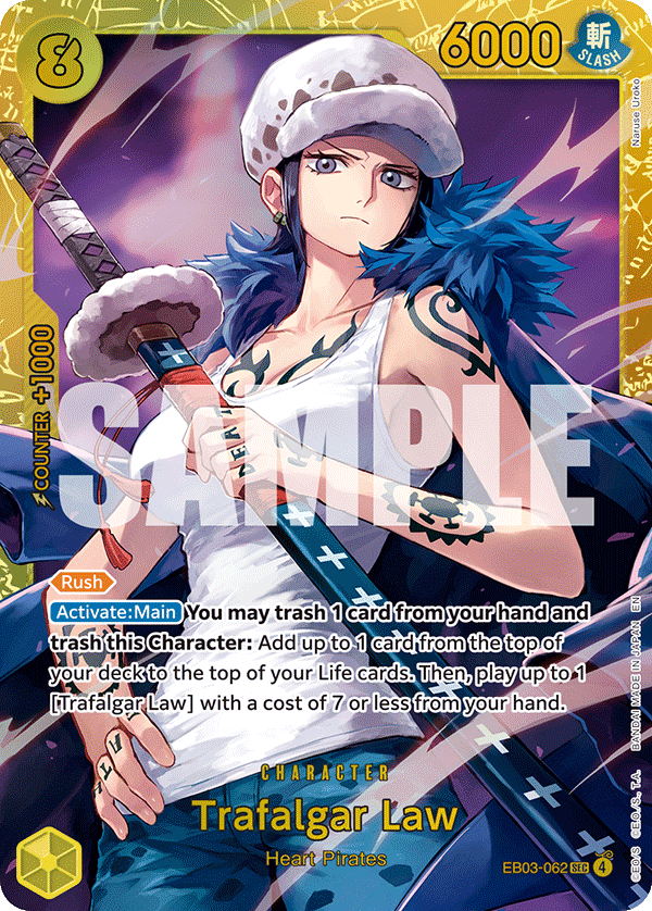 Trafalgar Law One Piece card