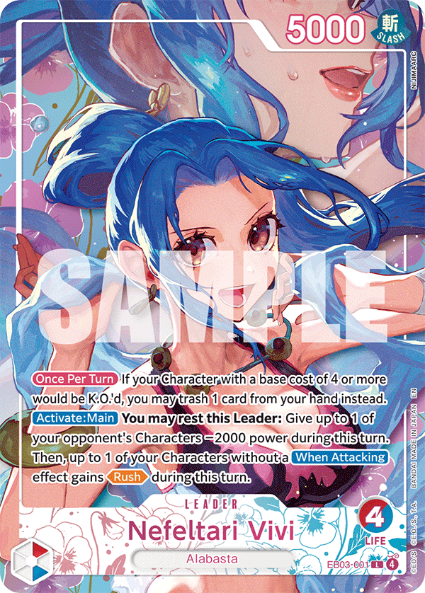 Nefeltari Vivi One Piece card