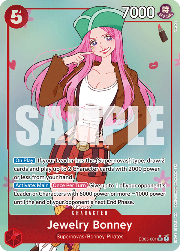 Jewelry Bonney One Piece card