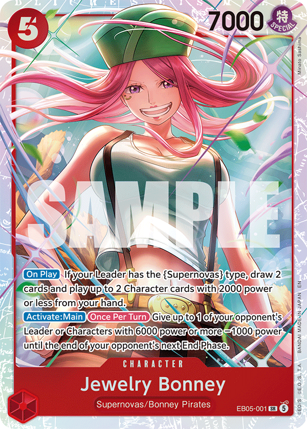 Jewelry Bonney One Piece card