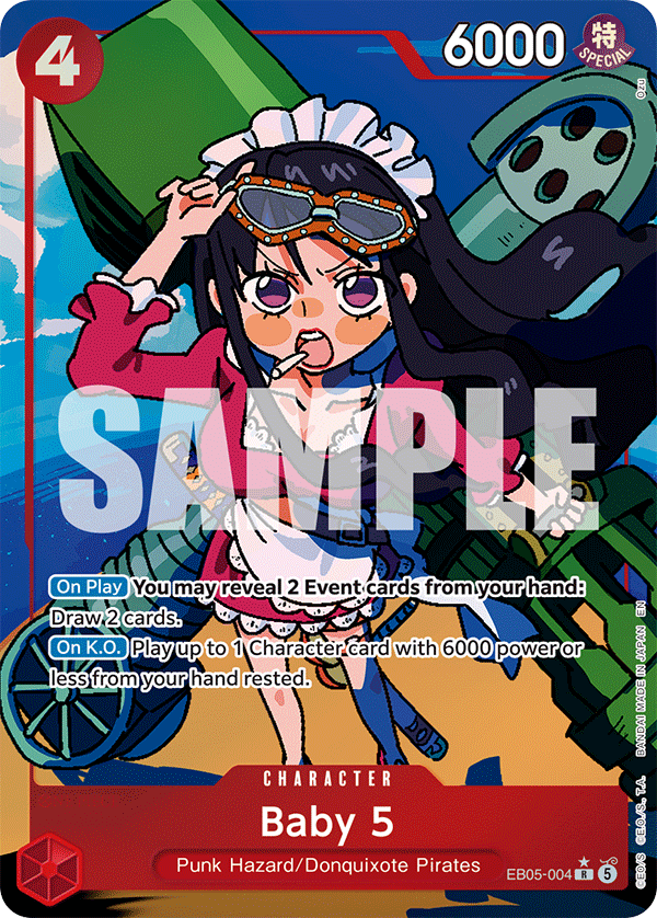 Baby 5 One Piece card