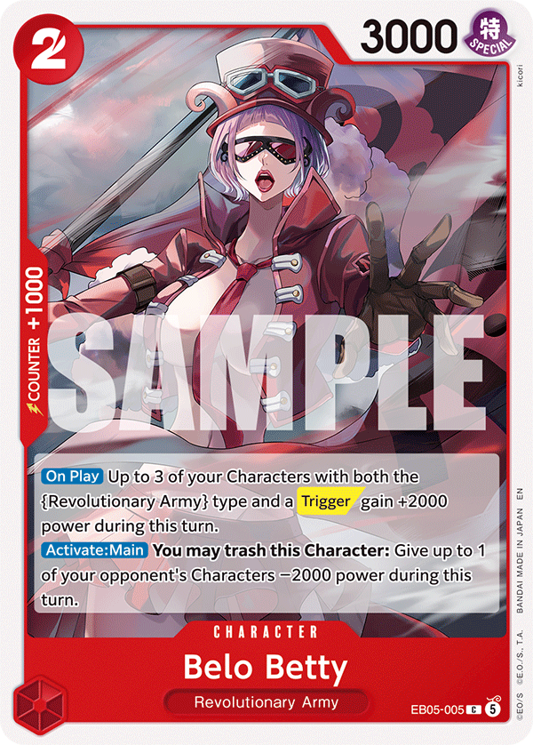 Belo Betty One Piece card