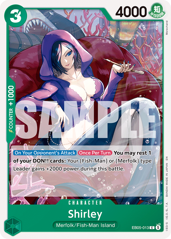 Shirley One Piece card
