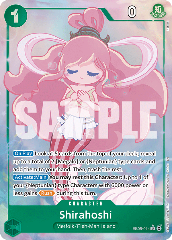 Shirahoshi One Piece card