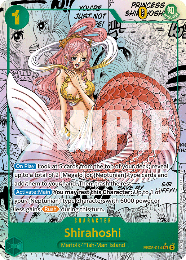Shirahoshi One Piece card