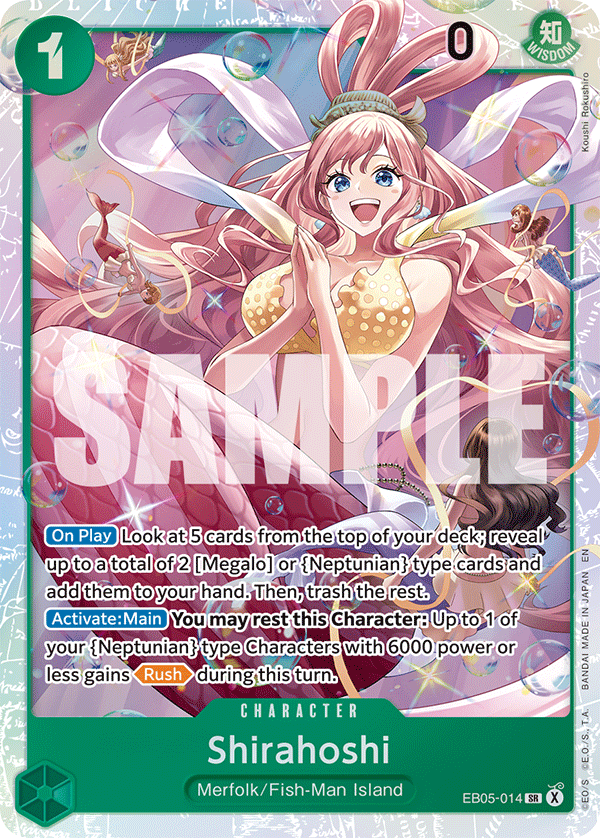 Shirahoshi One Piece card