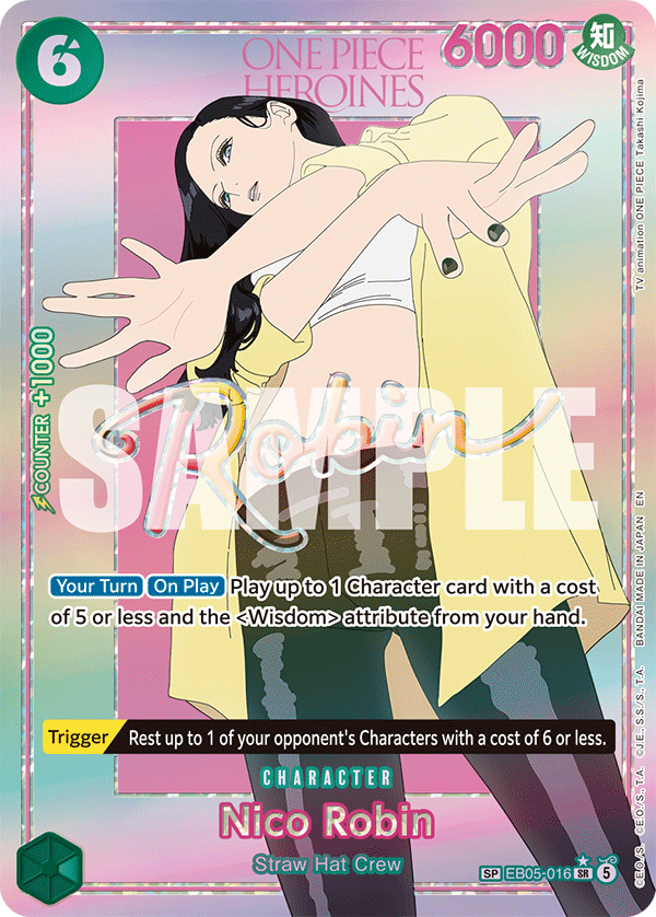 Nico Robin One Piece card