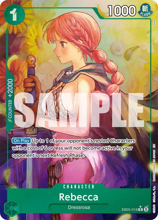 Rebecca One Piece card