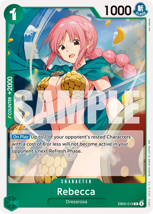 Rebecca One Piece card
