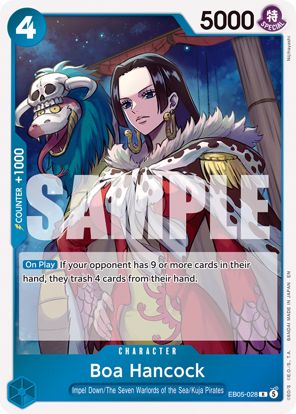 Boa Hancock One Piece card