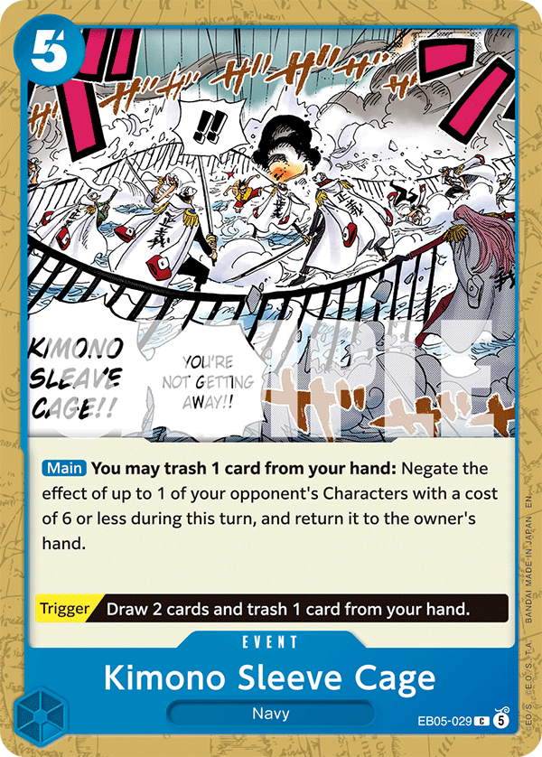 Kimono Sleeve Cage One Piece card
