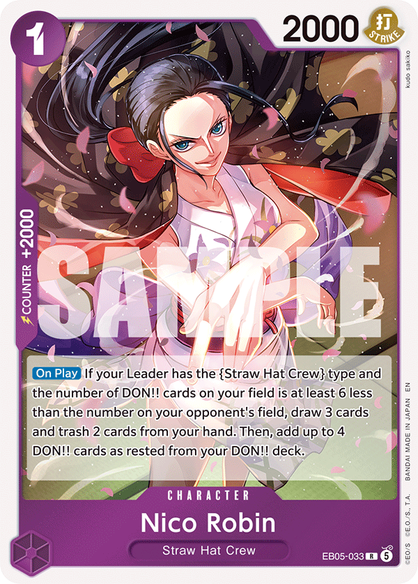 Nico Robin One Piece card