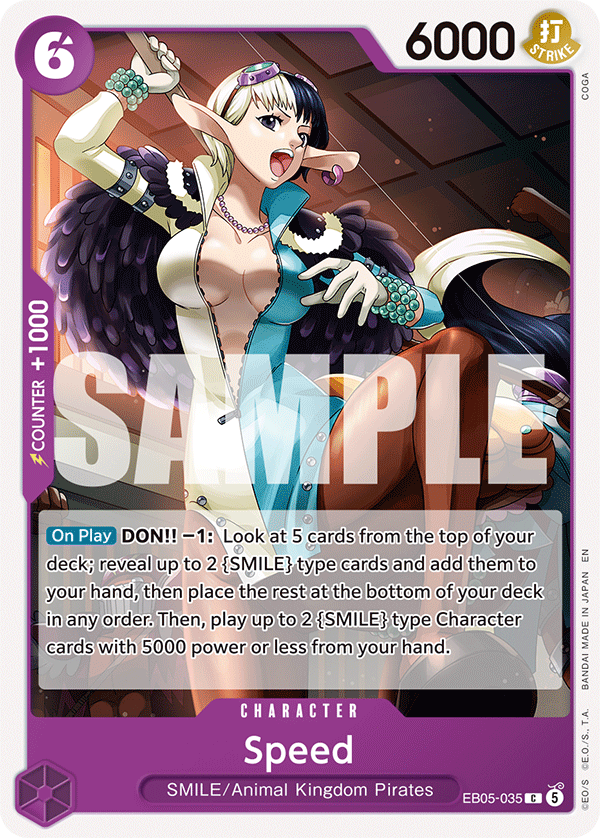 Speed One Piece card