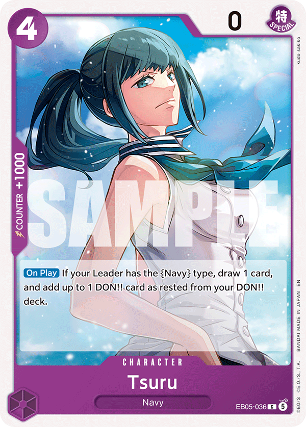 Tsuru One Piece card
