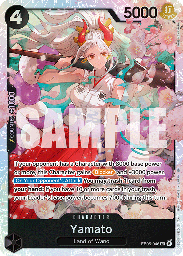 Yamato One Piece card