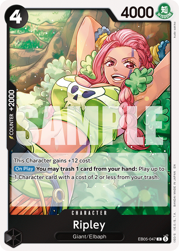 Ripley One Piece card