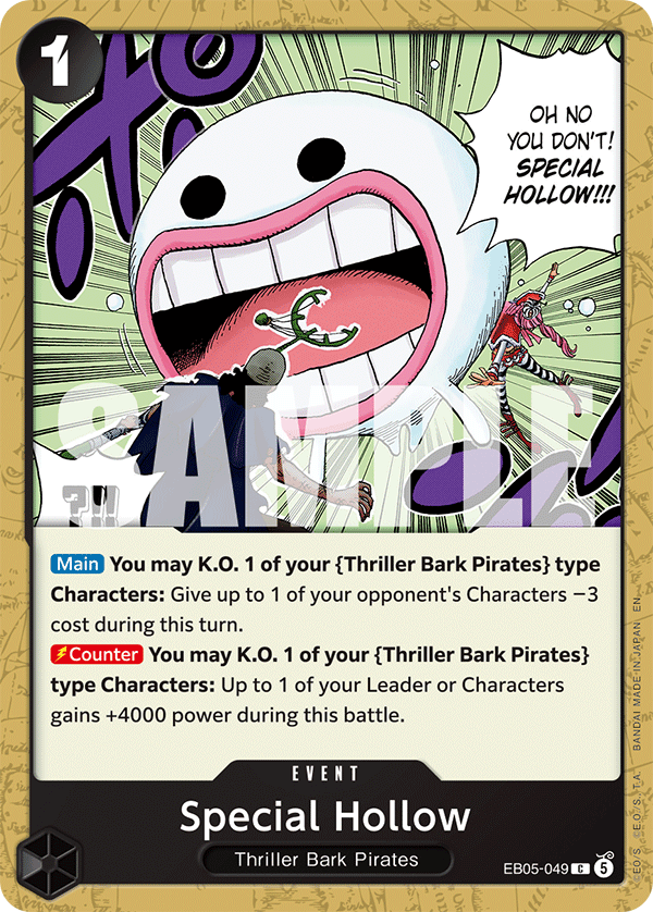 Special Hollow One Piece card