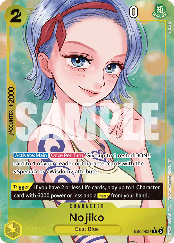 Nojiko One Piece card