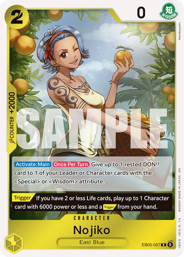 Nojiko One Piece card