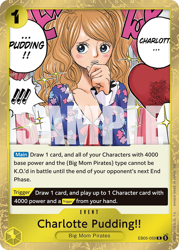 Charlotte Pudding!! One Piece card