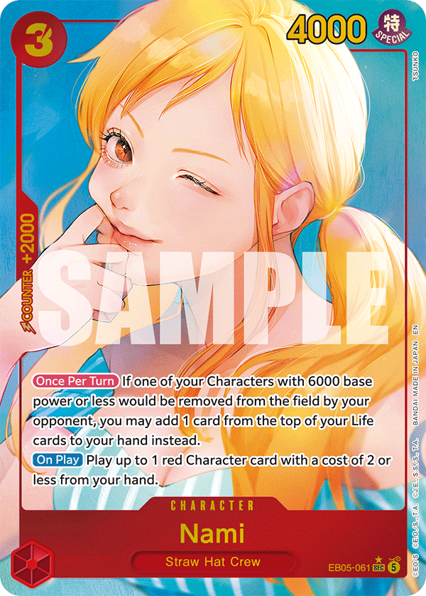 Nami One Piece card