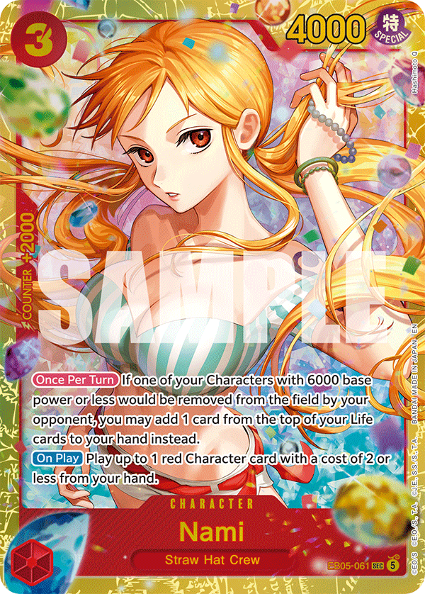 Nami One Piece card