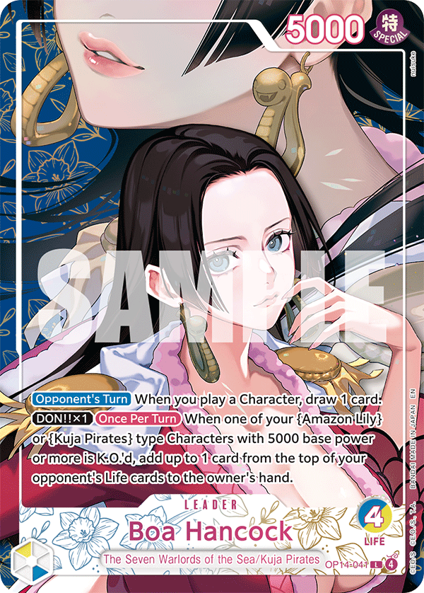 Boa Hancock One Piece card