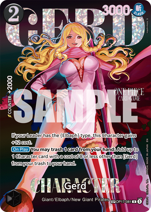 Gerd One Piece card