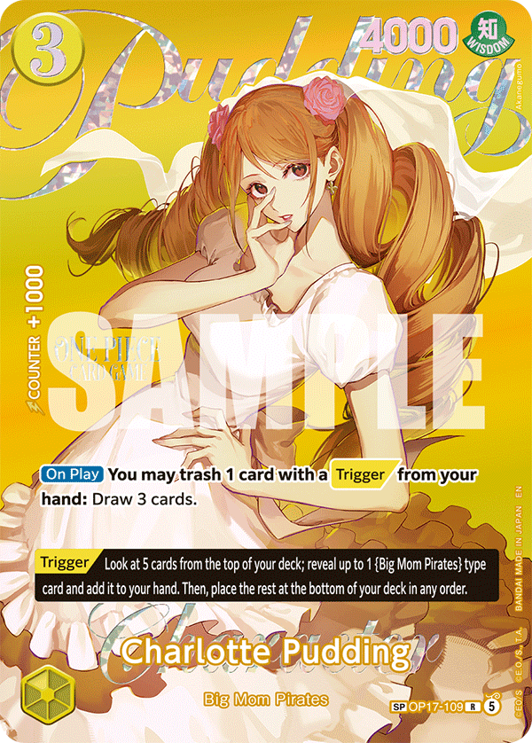 Charlotte Pudding One Piece card