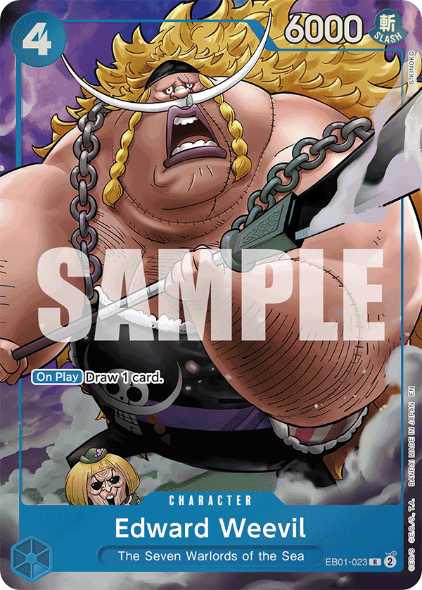 Edward Weevil One Piece card