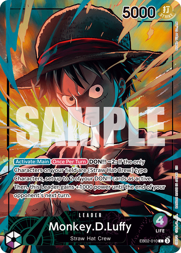 Monkey.D.Luffy One Piece card