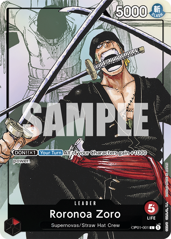 Roronoa Zoro One Piece card