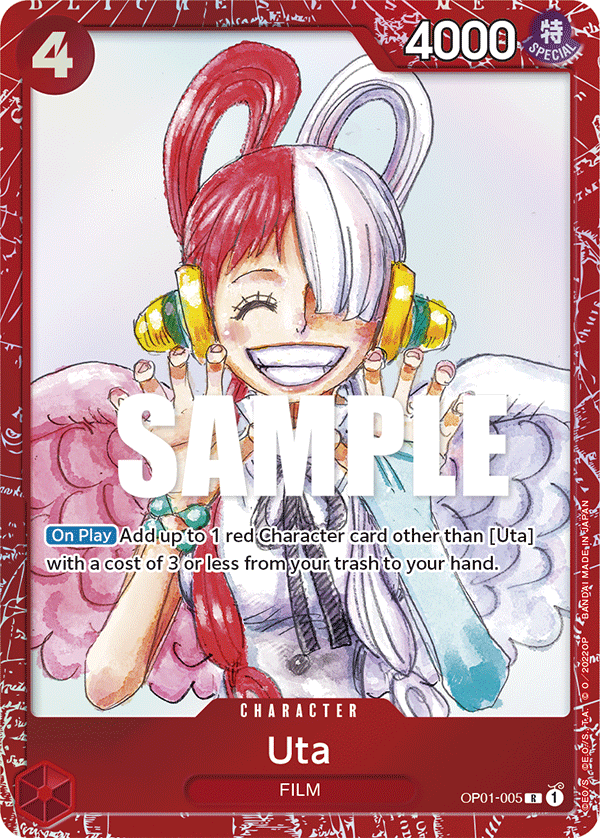 Uta One Piece card