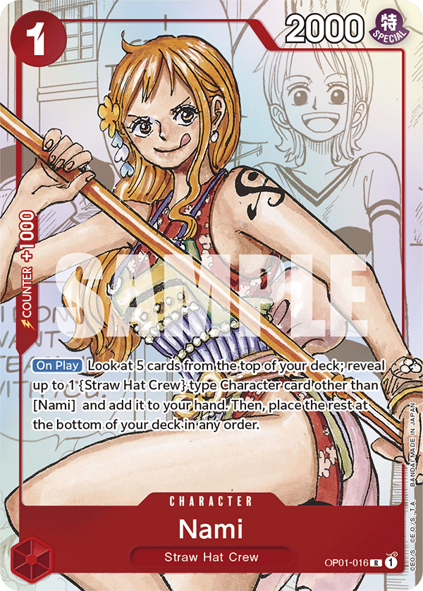 Nami One Piece card
