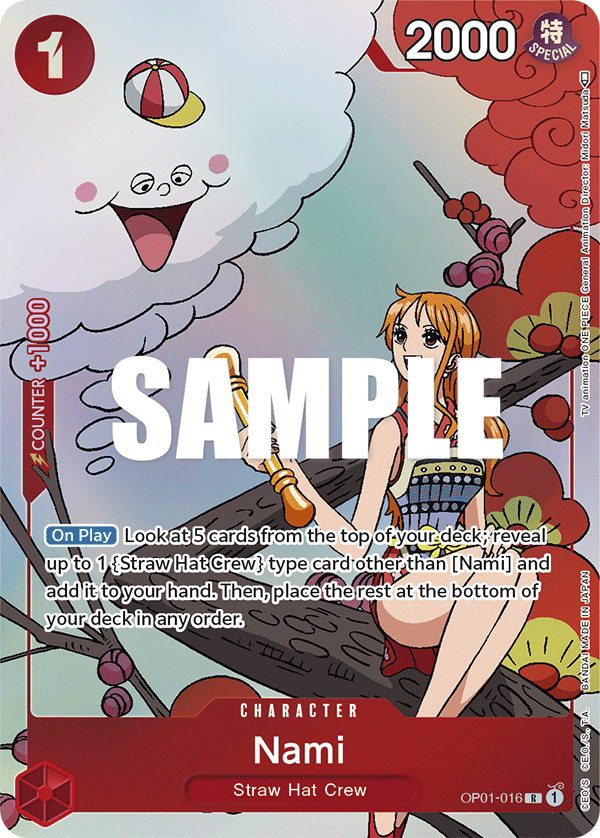 Nami One Piece card