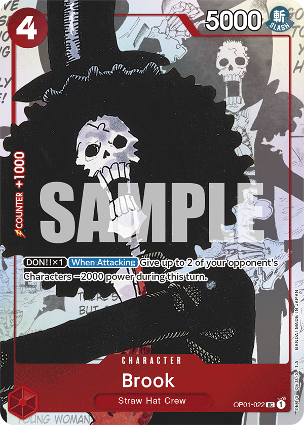 Brook One Piece card