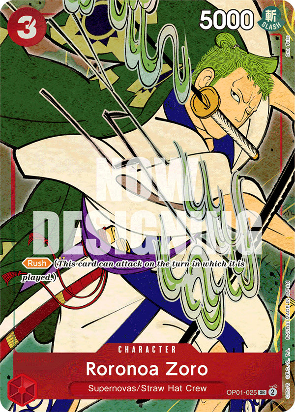 Roronoa Zoro One Piece card