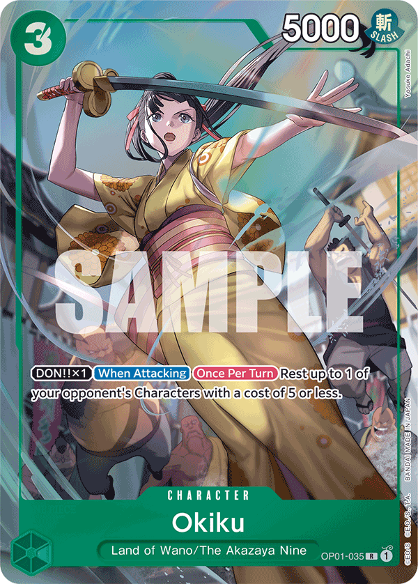 Okiku One Piece card