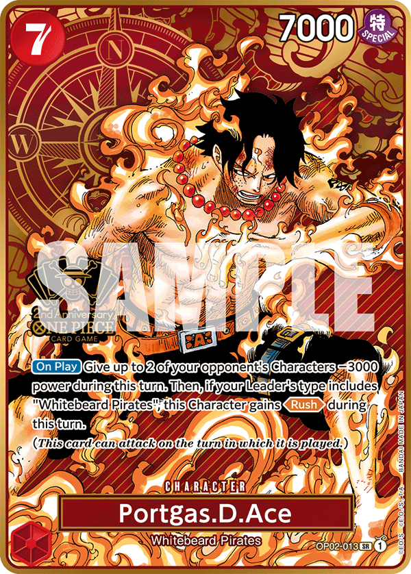Portgas.D.Ace One Piece card