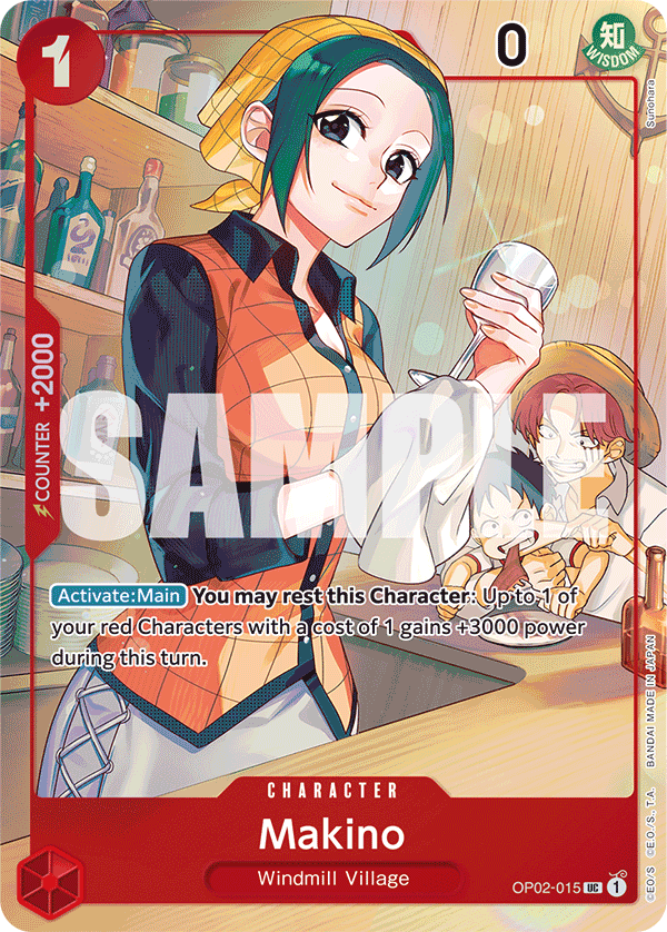 Makino One Piece card