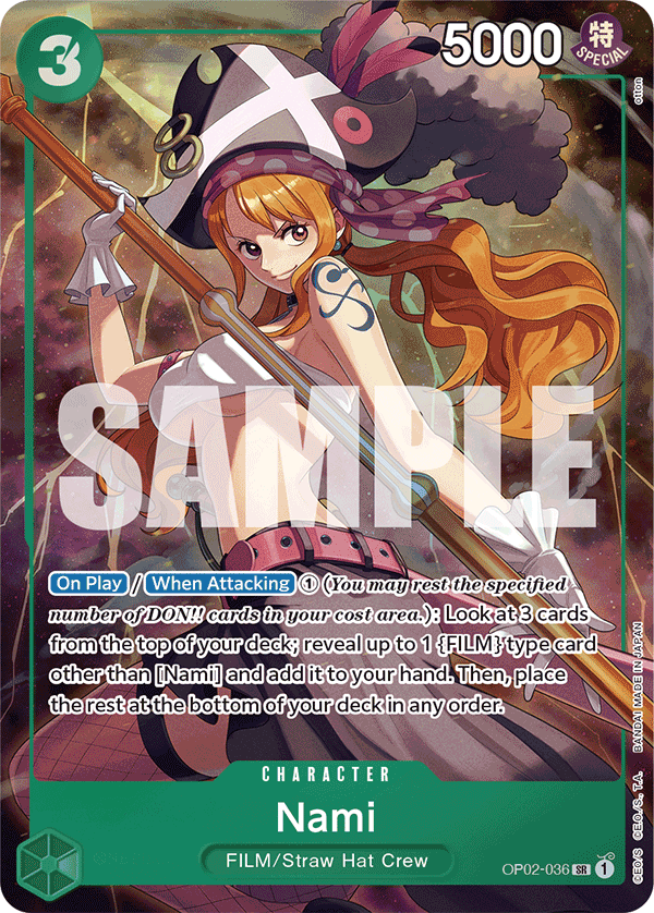 Nami One Piece card