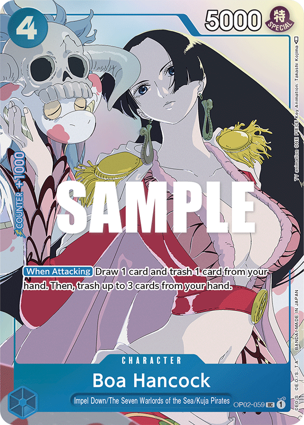 Boa Hancock One Piece card