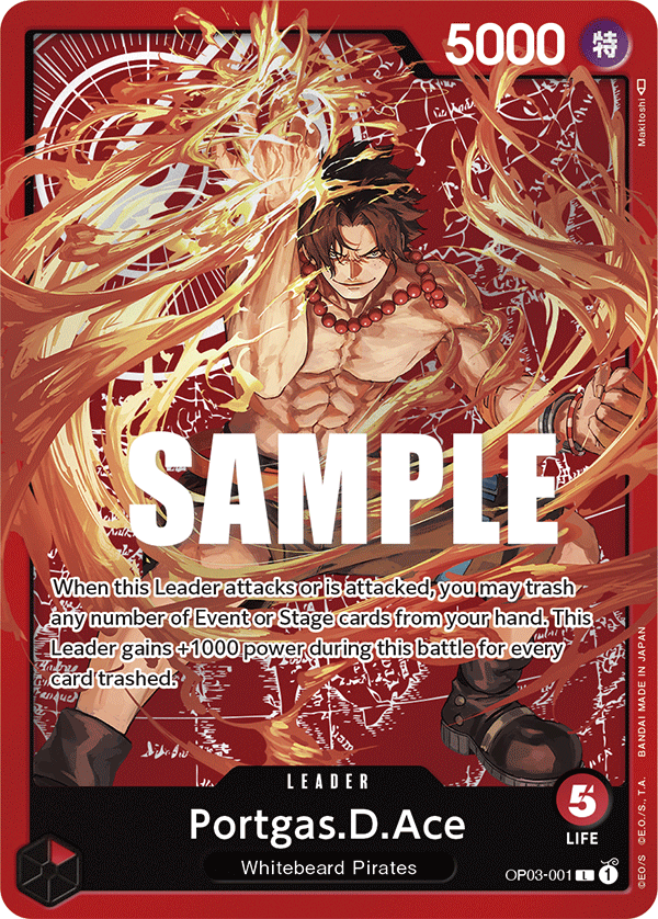 Portgas.D.Ace One Piece card